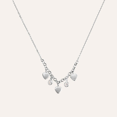Collana Silver Collection Argento Rodiato Cubic Zirconia