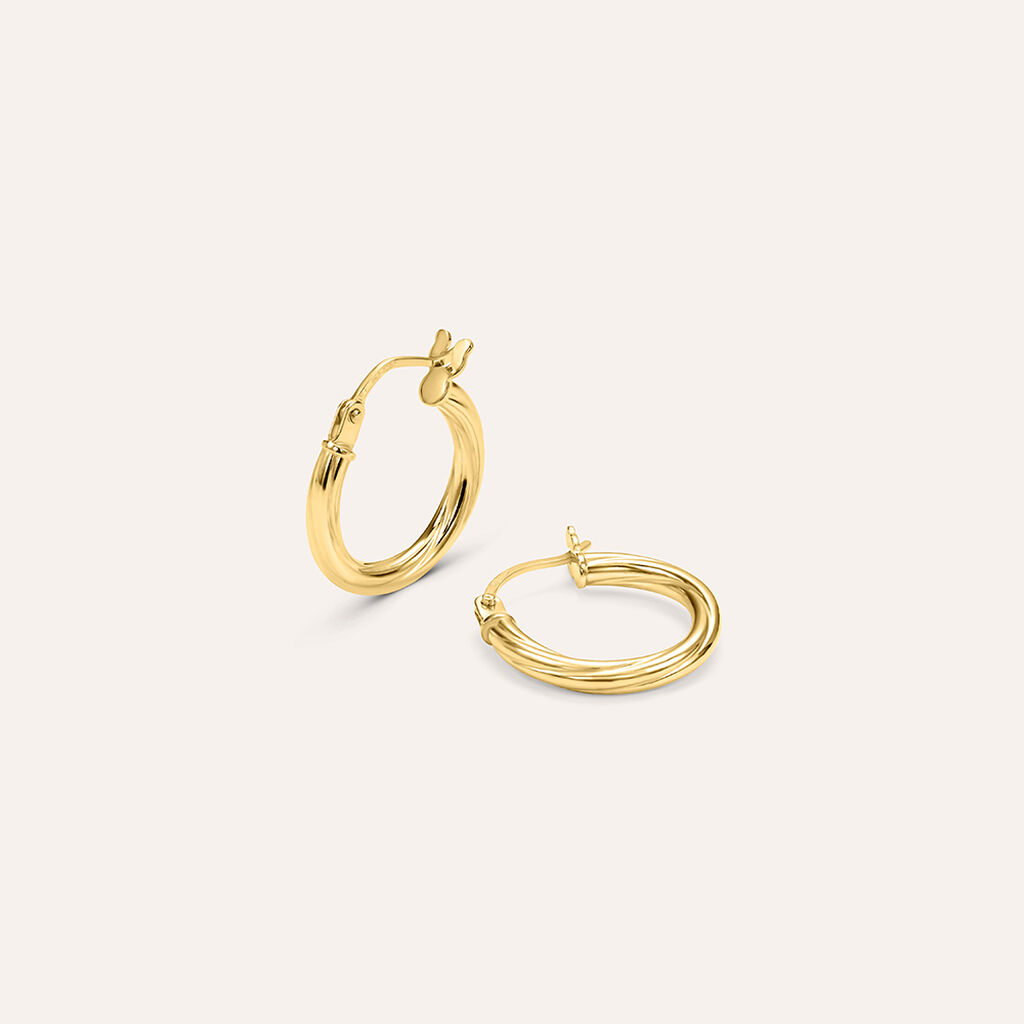 Orecchini A Cerchio Toujours Oro Giallo - Orecchini a Cerchio Donna | Stroili