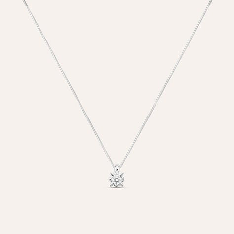 Collana Punto Luce Diamazing Oro Bianco Diamante - Collane Punto Luce Donna | Stroili