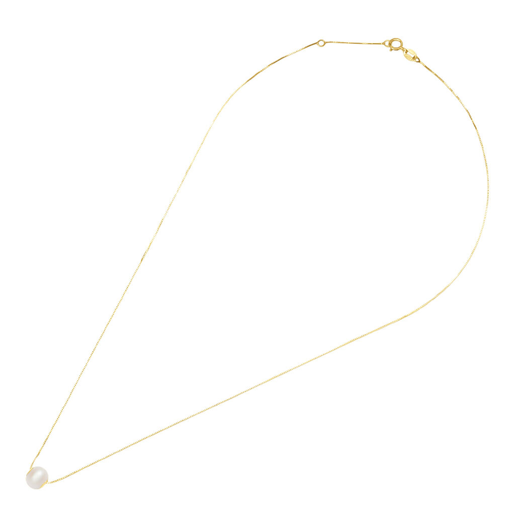 Collana Gabrielle Oro Giallo Perla D'Acqua Dolce - Collane Donna | Stroili