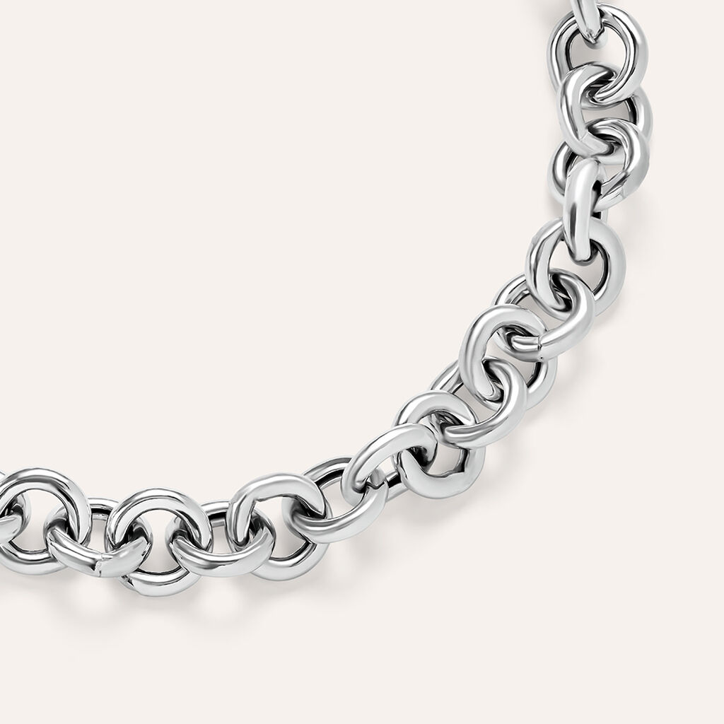 Bracciale Catena Silver Collection Argento Rodiato