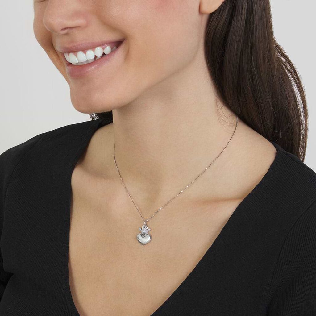 Charm in argento rodiato e glitter - Charms Donna | Stroili