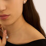 Orecchini Lobo Silver Moments Argento Rosa Cubic Zirconia