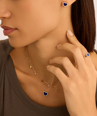 Collana Beverly Oro Giallo Cubic Zirconia