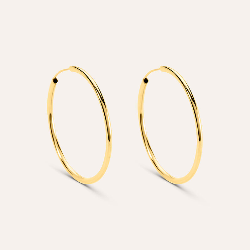 Orecchini A Cerchio Toujours Oro Giallo - Orecchini a Cerchio Donna | Stroili