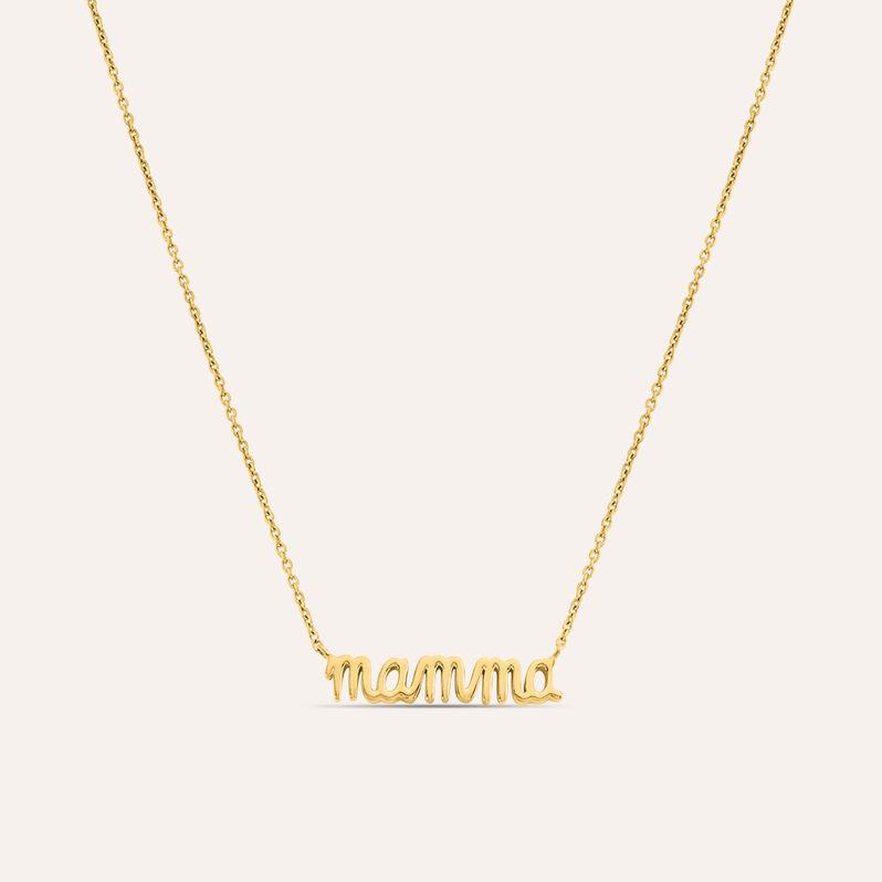 Collana Mamma Silver Collection Argento Dorato - Collane Donna | Stroili