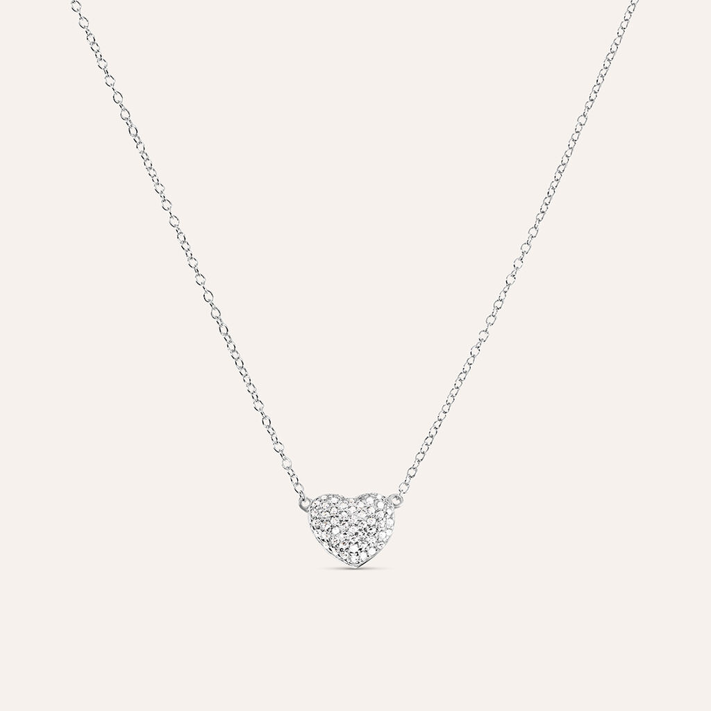 Collana Silver Shine Argento Rodiato Cubic Zirconia