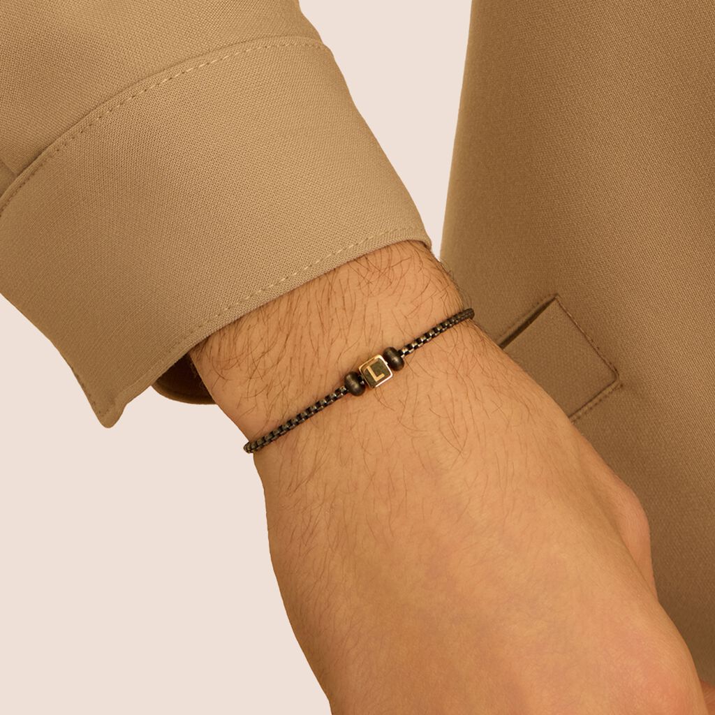 Bead Essential Code Acciaio Dorato