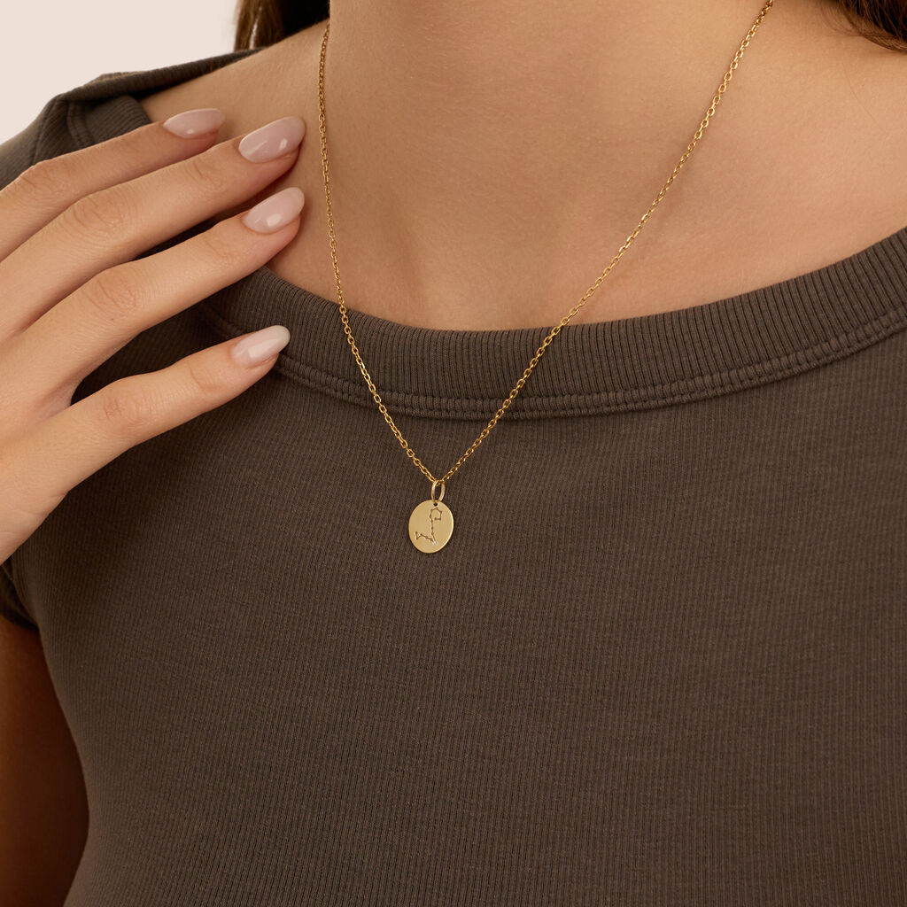 Pendente Poème Oro Giallo Cubic Zirconia