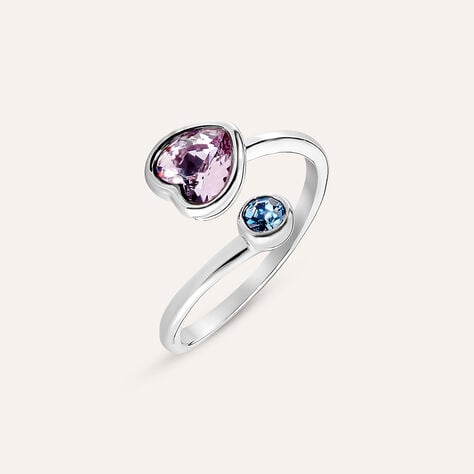Anello Contrarie Violet Ottone Cristallo - Anelli con Pietre Donna | Stroili