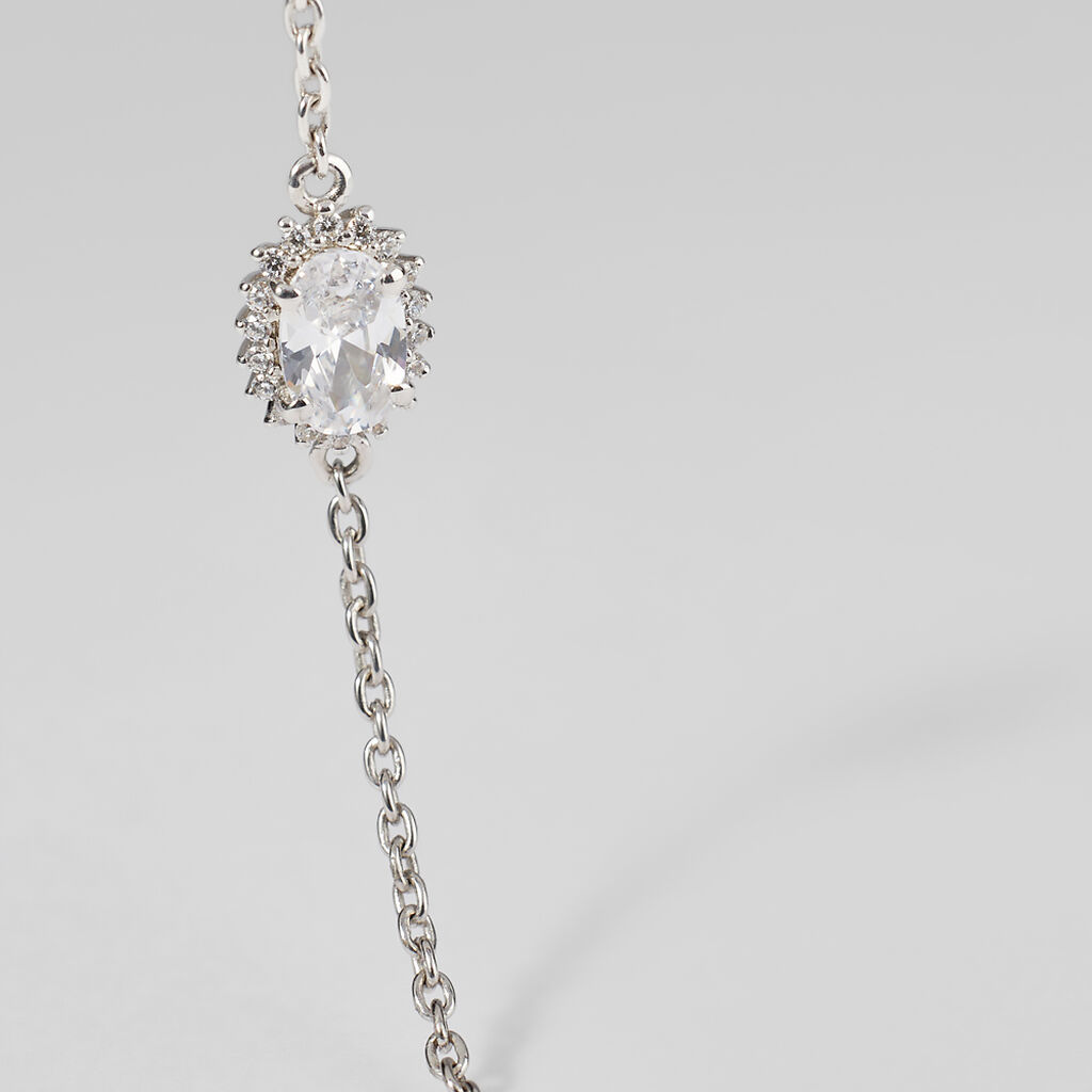 Bracciale Silver Elegance Argento Rodiato Cubic Zirconia