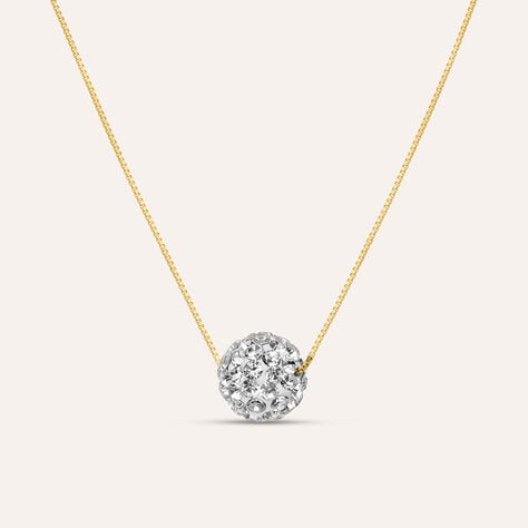 Collana Christelle Oro Giallo Cristallo - Collane Donna | Stroili