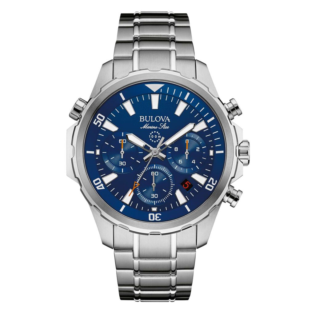 Orologio Al Quarzo Bulova Marine Star 96b256 - Orologi con Datario Uomo | Stroili