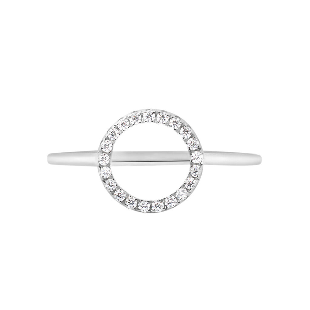 Anello Fantasia Silver Shine Argento Rodiato Cubic Zirconia - Anelli con Pietre Donna | Stroili