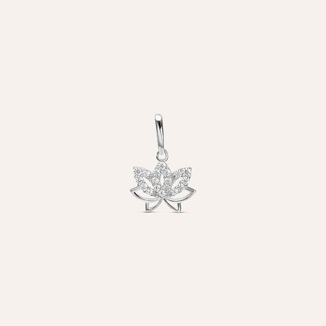 Pendente Poème Oro Bianco Cubic Zirconia - Ciondoli Donna | Stroili