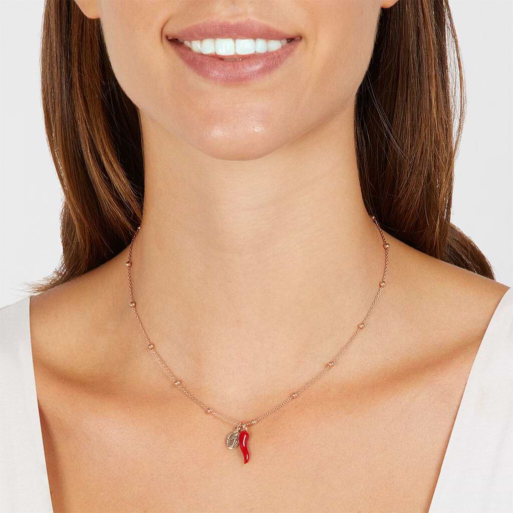 Collana Rosario Silver Soul Argento Rosa - Collane Rosario Donna | Stroili