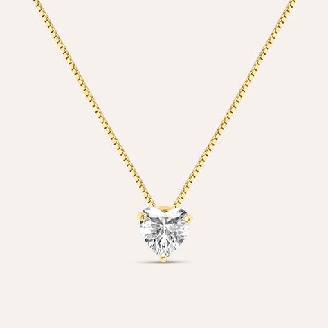 Collana Punto Luce Claire Oro Giallo Cubic Zirconia - Collane Punto Luce Donna | Stroili