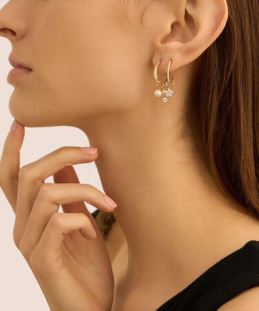 Charm Toujours Oro Giallo Perla D'Acqua Dolce