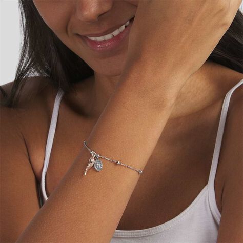 Bracciale Rosario Silver Soul Argento Bicolore Bianco / Rosa - Bracciali con Rosario Donna | Stroili