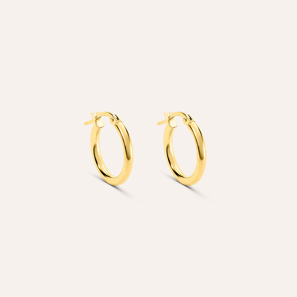 Orecchini A Cerchio Toujours Oro Giallo - Orecchini a Cerchio Donna | Stroili