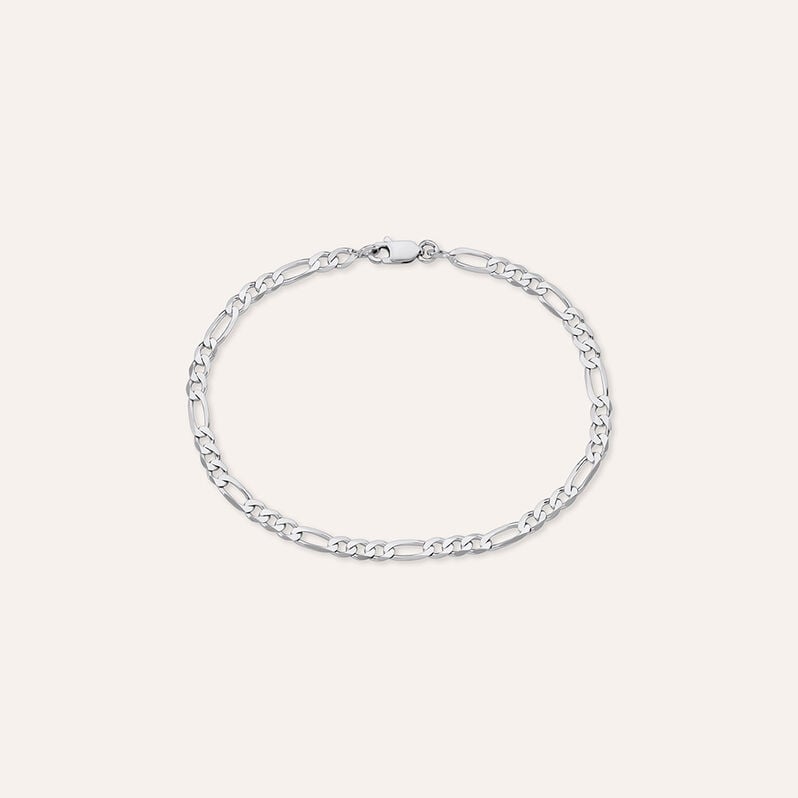 Bracciale Catena Gentleman Argento Rodiato - Bracciali Uomo | Stroili