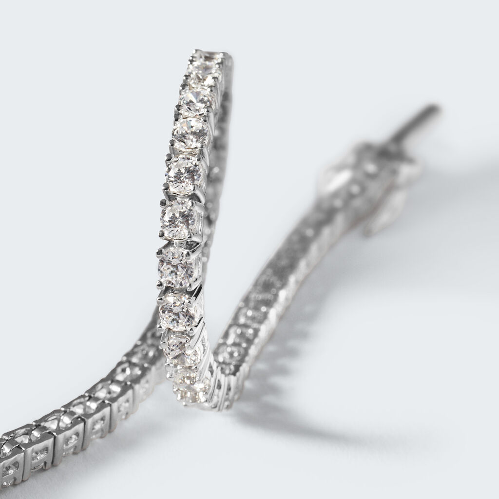 Bracciale Tennis Silver Elegance Argento Rodiato Cubic Zirconia - Bracciali Tennis Donna | Stroili