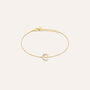 Bracciale Silver Glow Argento Dorato Cubic Zirconia