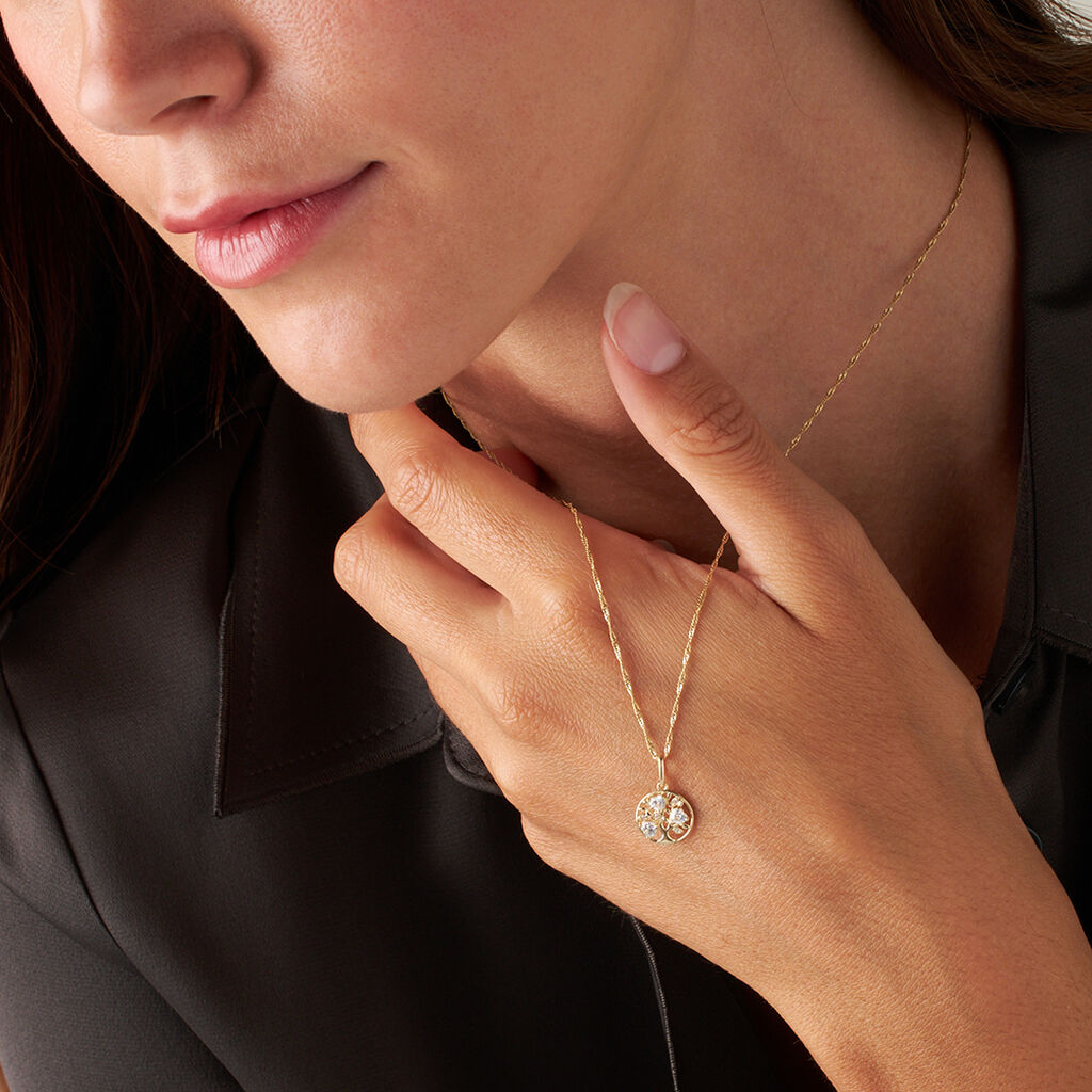 Pendente Poème Oro Giallo Cubic Zirconia - Ciondoli Donna | Stroili