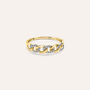 Anello Fantasia Claire Oro Giallo Cubic Zirconia