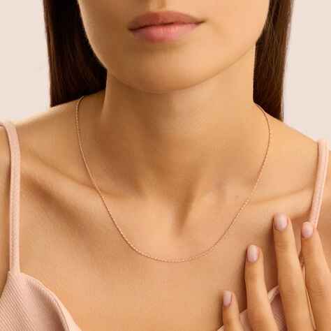 Catenina Silver Collection Argento Rosa - Collane Catena Donna | Stroili