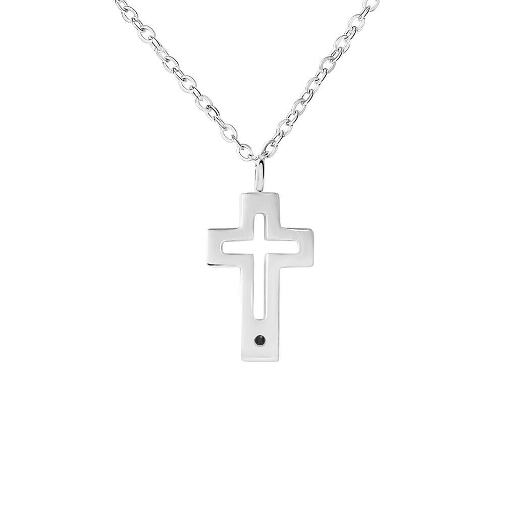 Collana Man Code Acciaio Cristallo - Collane Uomo | Stroili