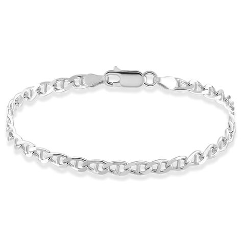 Bracciale in argento rodiato - Bracciali Uomo | Stroili