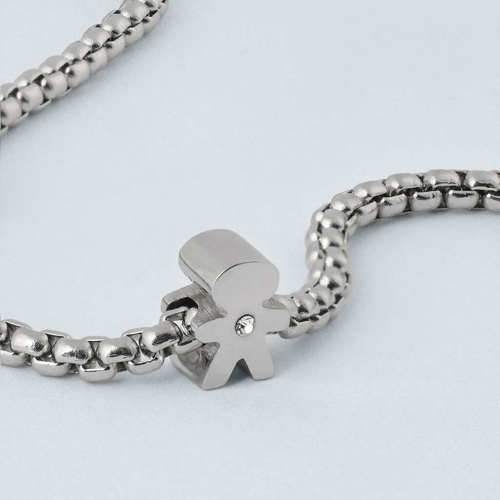 Bead Essential Code Acciaio Cristallo - Beads Donna | Stroili