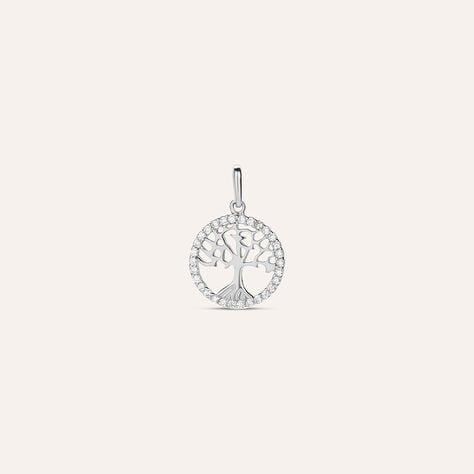 Pendente Poème Oro Bianco Cubic Zirconia - Ciondoli Donna | Stroili