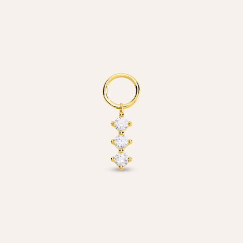 Charm Trilogy Toujours Oro Giallo Cubic Zirconia