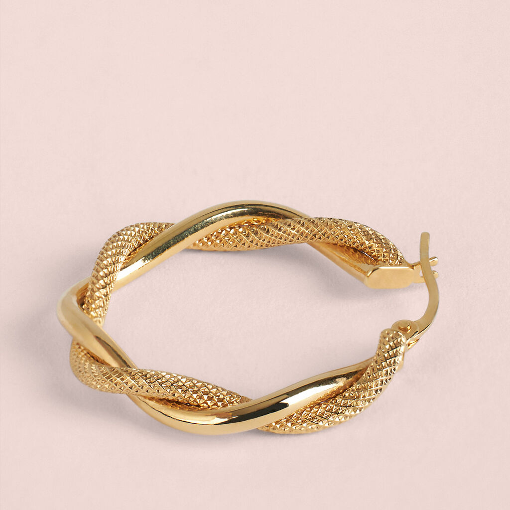 Orecchini A Cerchio Isabelle Oro Giallo