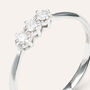 Anello Trilogy Diamazing Oro Bianco Diamante