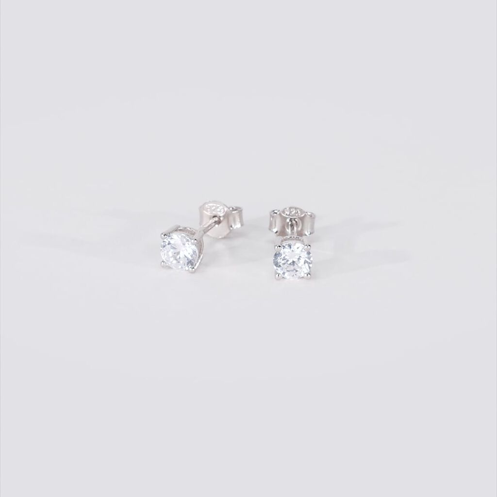 Tuscany Silver Orecchini a Perno da Donna con Argento