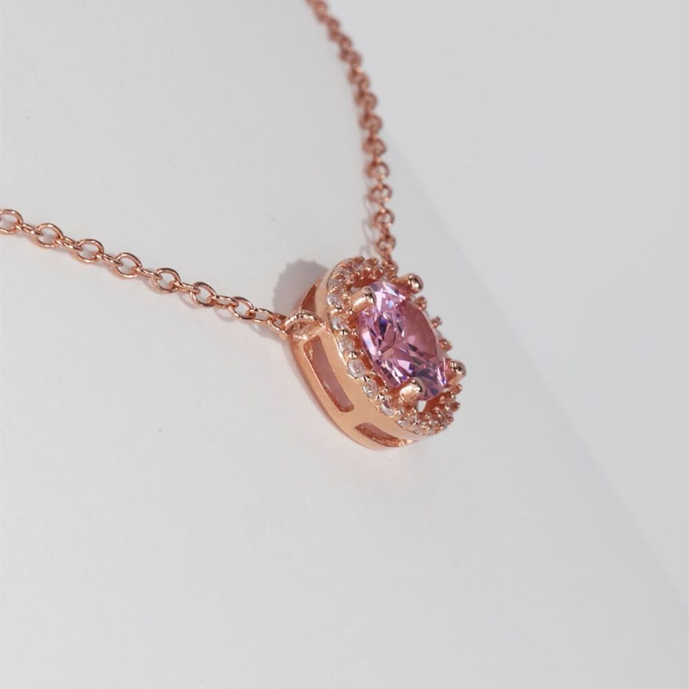 Collana Semplice Donna Con Zirconi | Catena Argentata 38 Cm | Gioiello Elegante