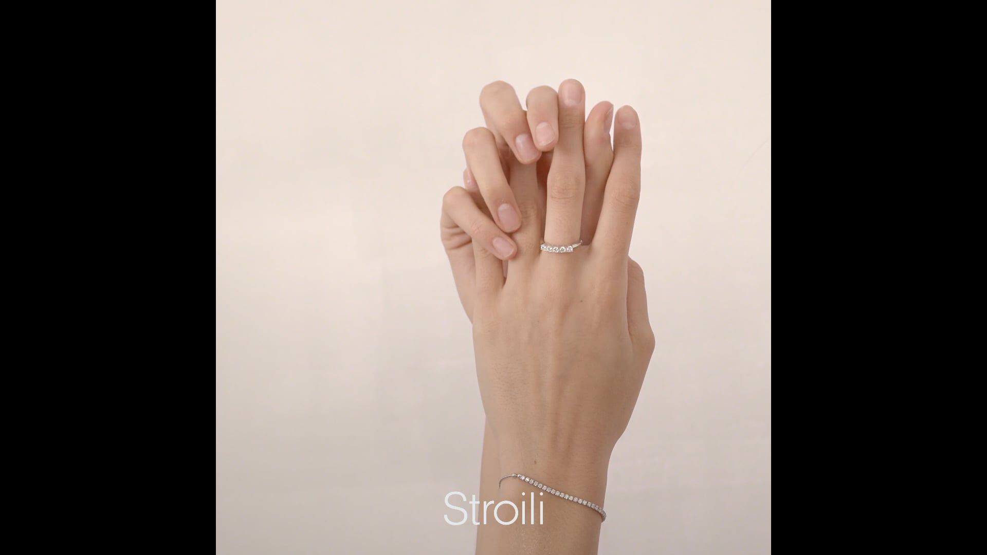 Anello stroili argento con swarovski discount