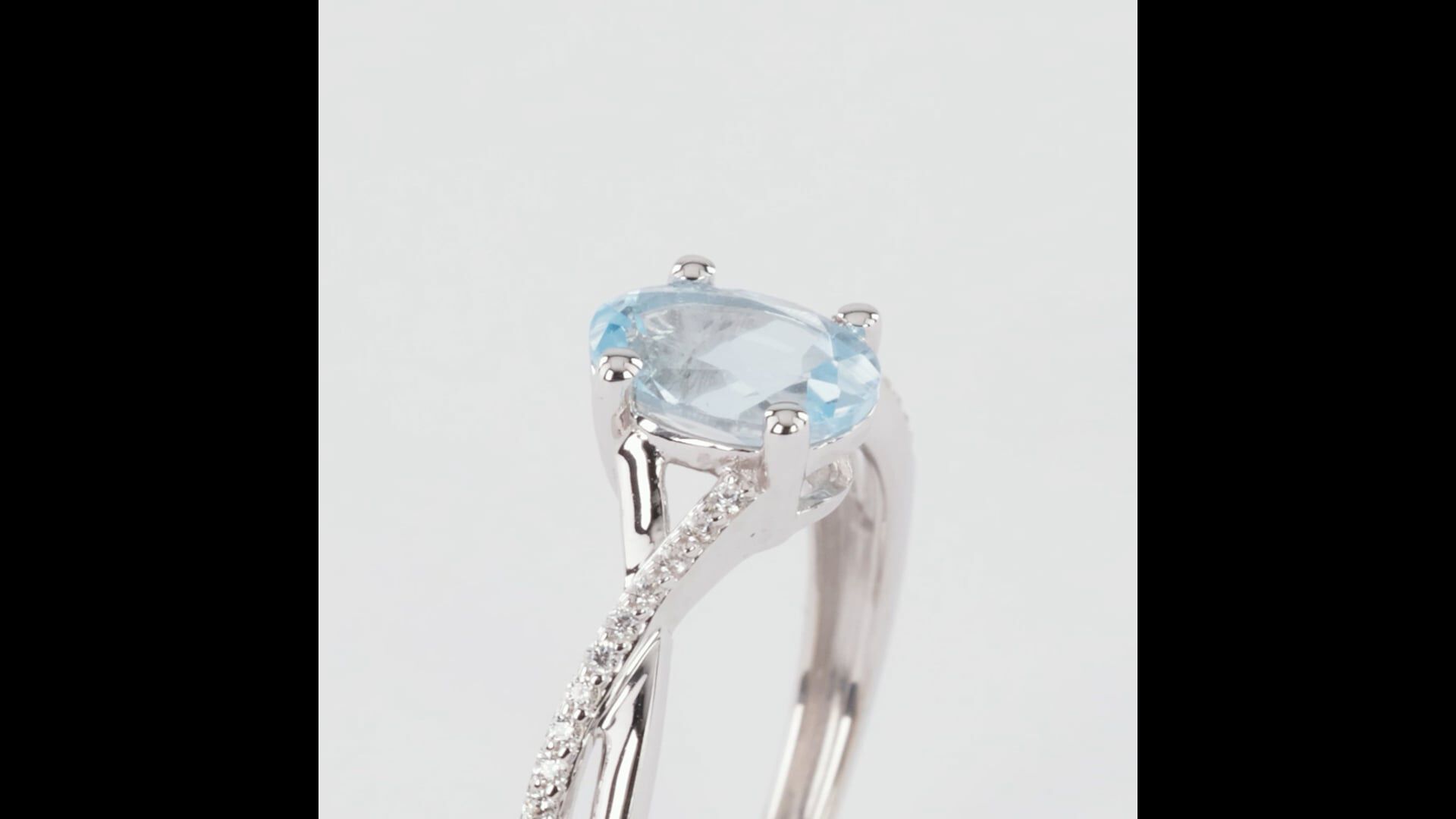 Anello topazio azzurro stroili clearance