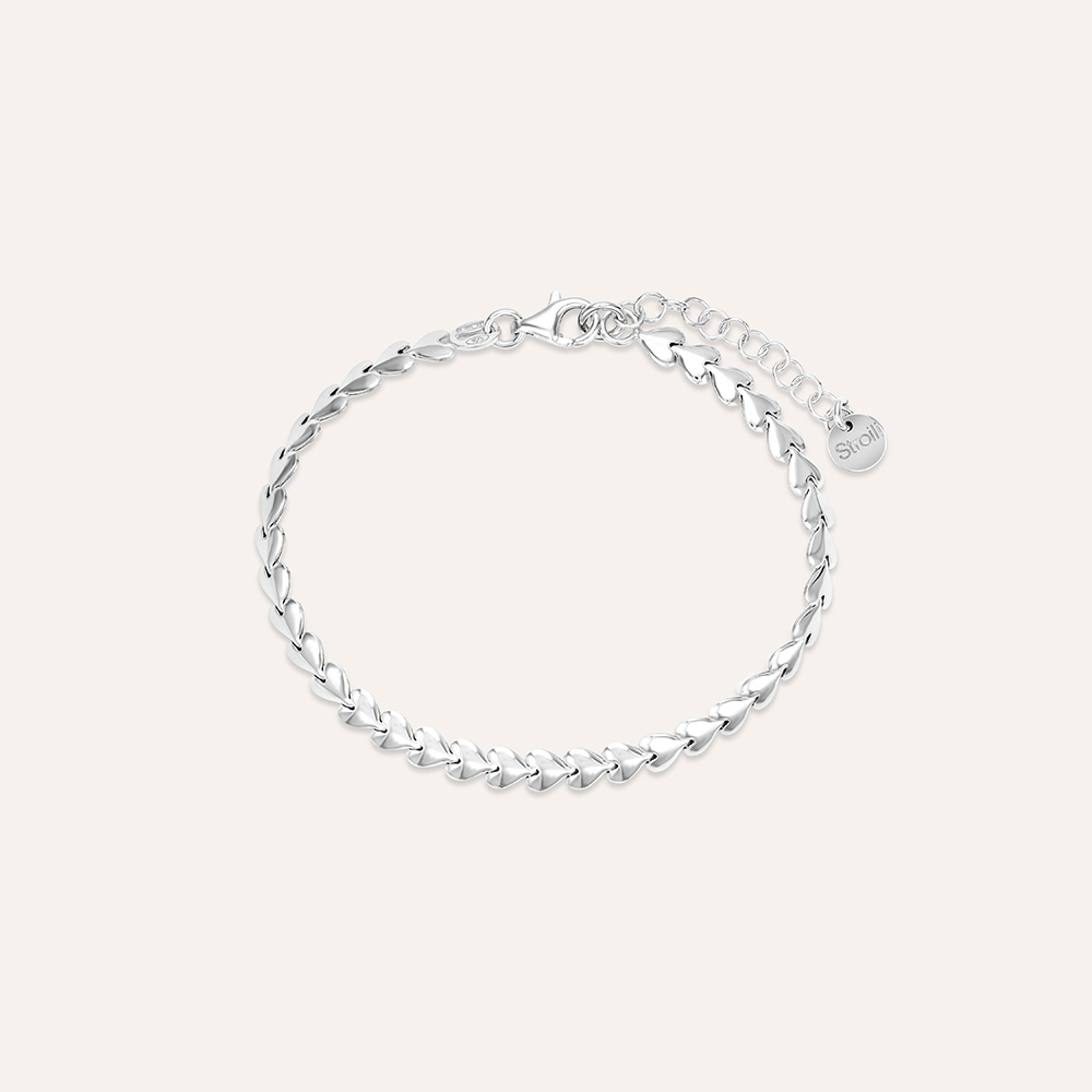 s.Oliver HERZ INFINITY - Bracciale - silver coloured