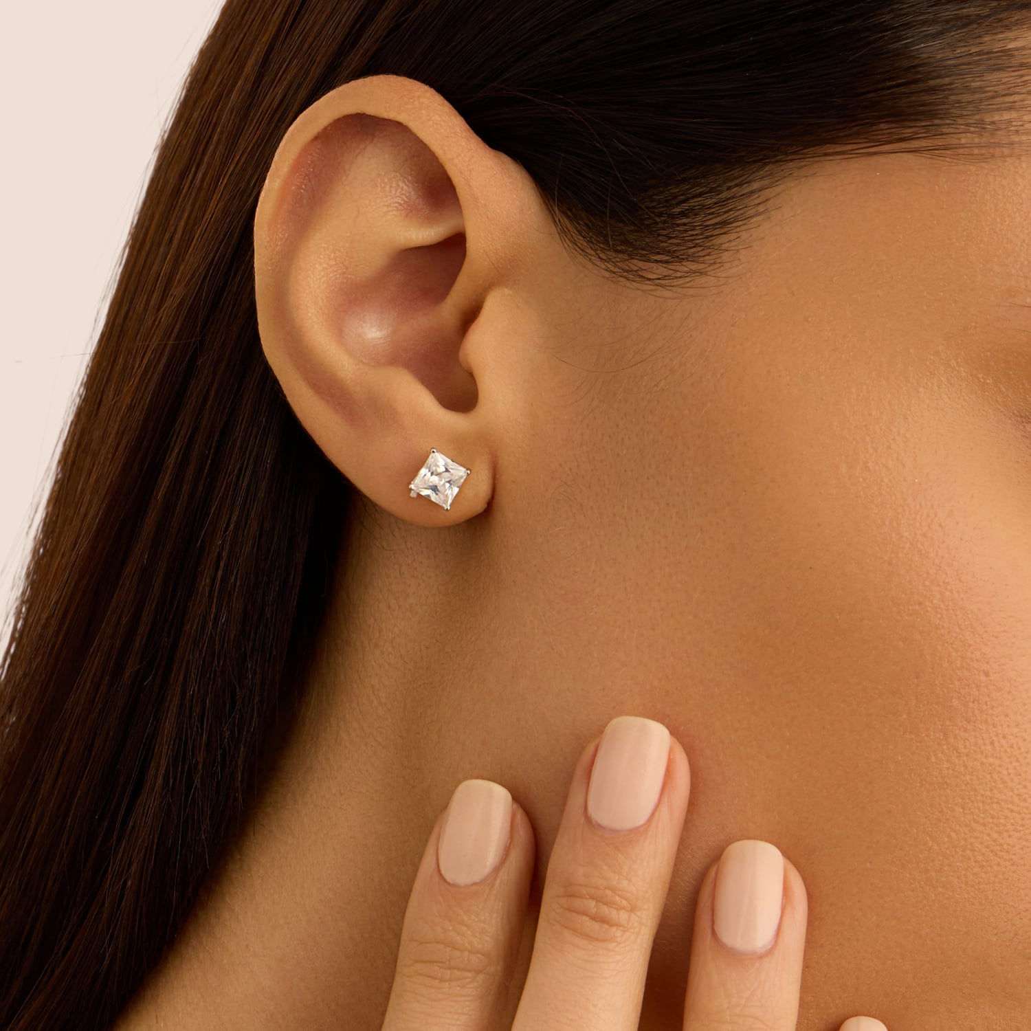 Orecchini Uomo In Argento 925 PROSILVER A Punto Luce, 5/7/9 Mm - Zirconia AAA, Confezione Regalo Inclusa