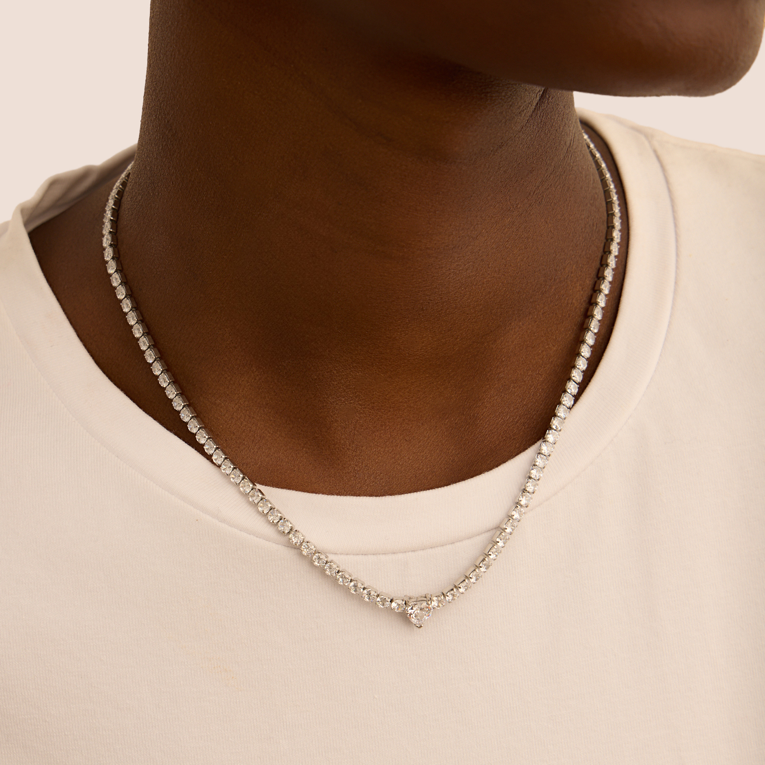 3.65ct Naturale Diamante Rotondo 14k Solido Bianco Oro Matrimonio - Foto 11