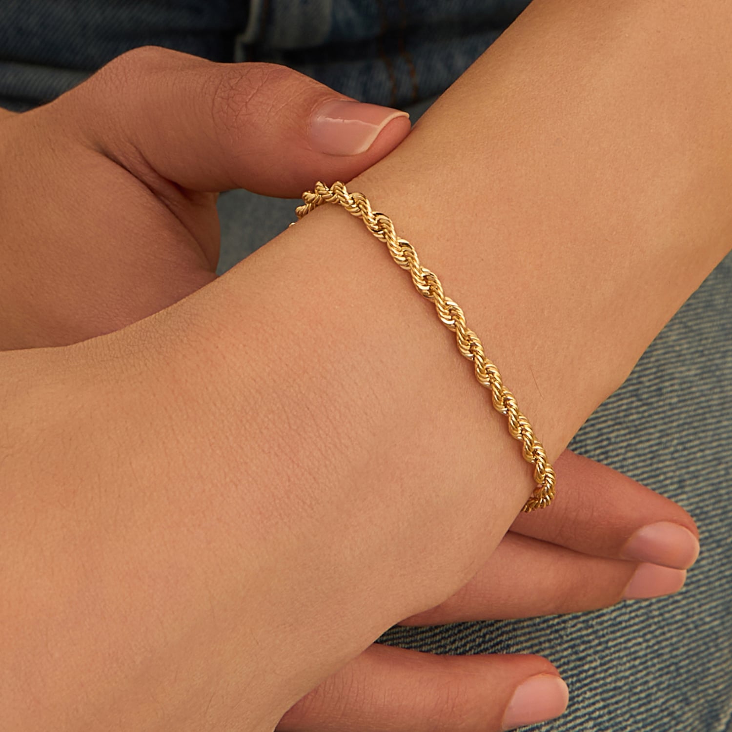 Bracciale catena maglia traversino in oro giallo 18 kt – GIOIELLERIA CORVINO